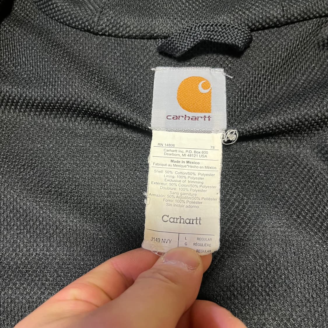 [L] 00s 칸예 빈티지 칼하트 J149 후드집업 상품이미지4