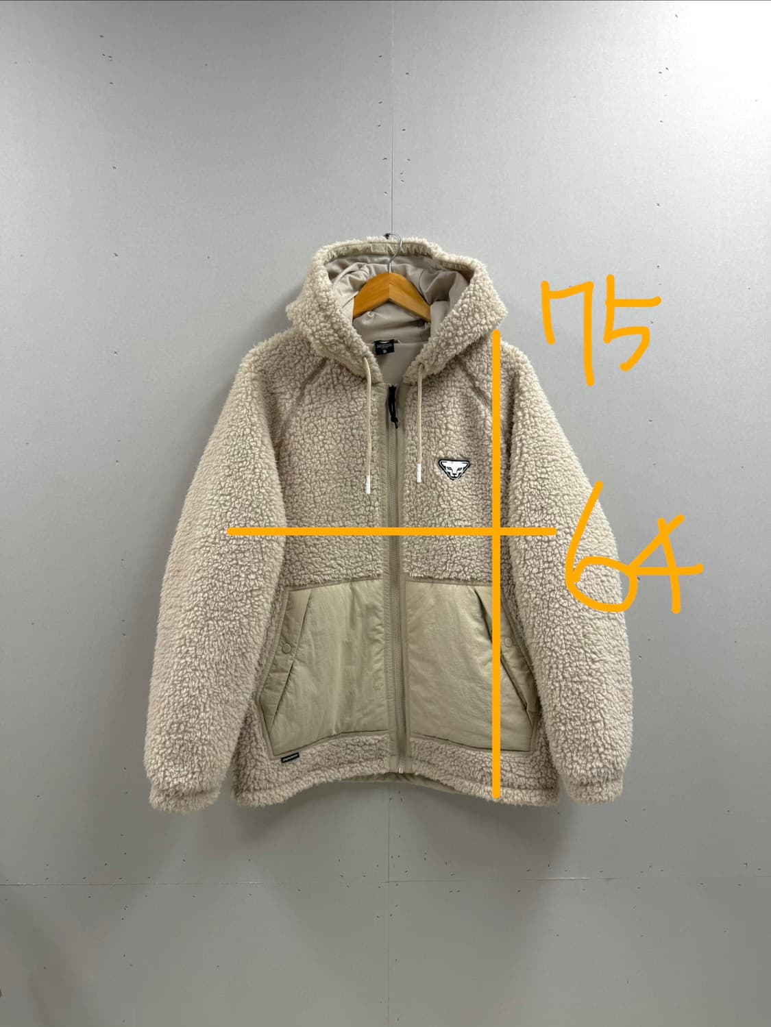 남성 XL / 다이나핏 뽀글이 후리스 후드집업 상품이미지2