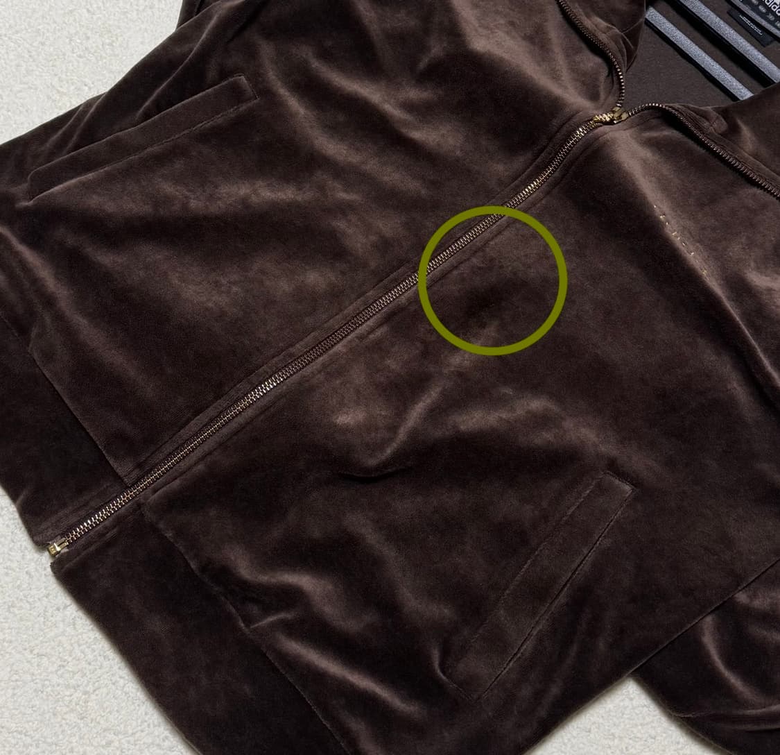 아디다스 브라운 초바 벨벳 져지 상품이미지8