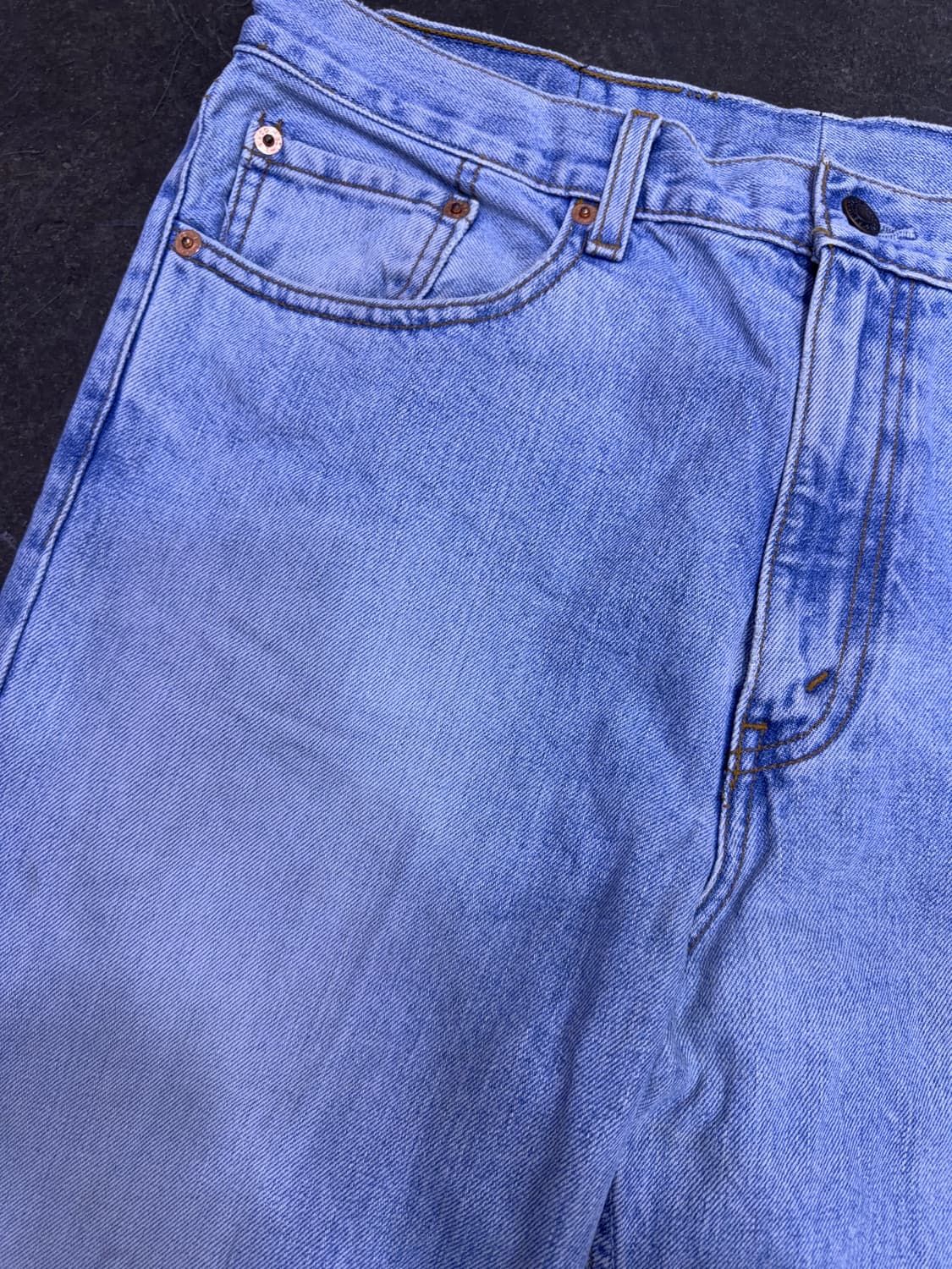 리바이스 508 레귤러 스트레이트핏 00's 코리아탭 워싱 데님팬츠 36 상품이미지4
