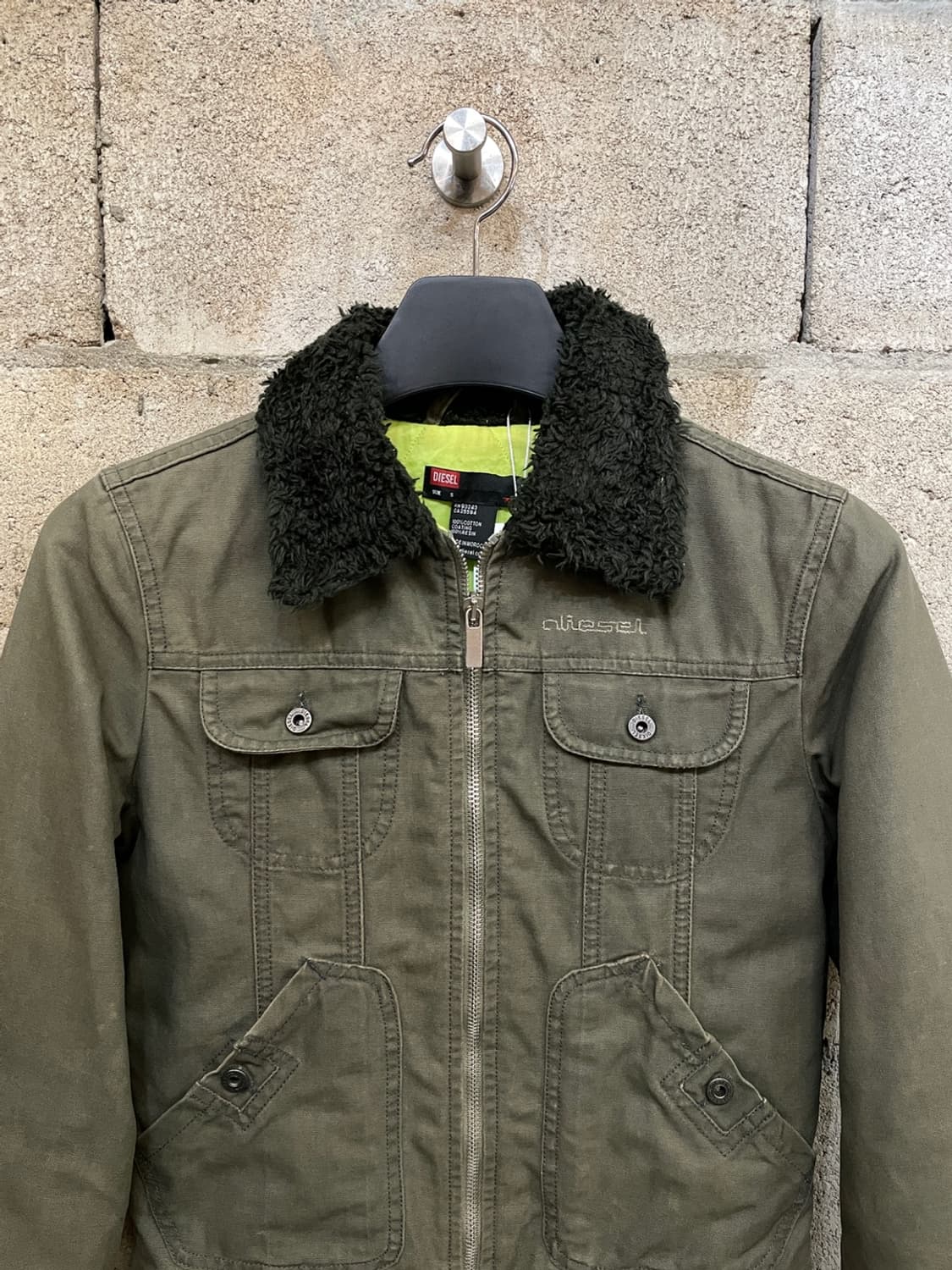 디젤 워시드 코튼 트러커 자켓 상품이미지2