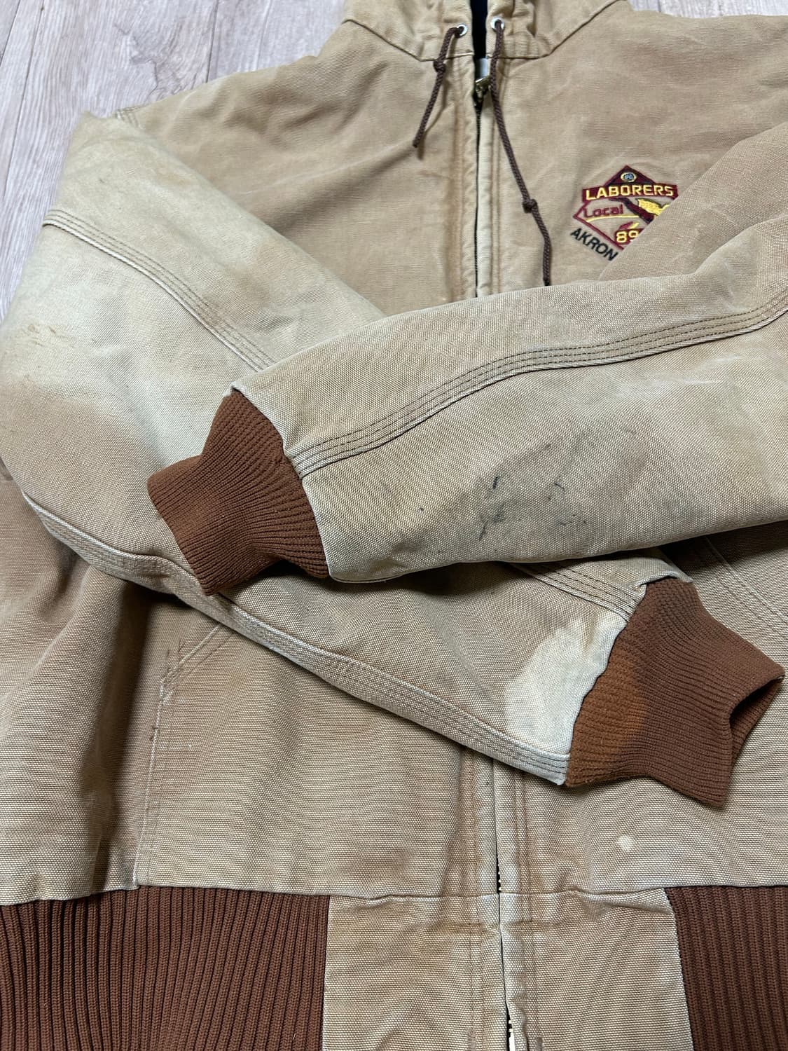 빈티지 칼하트 j04 덕 액티브 자켓 브라운 상품이미지4