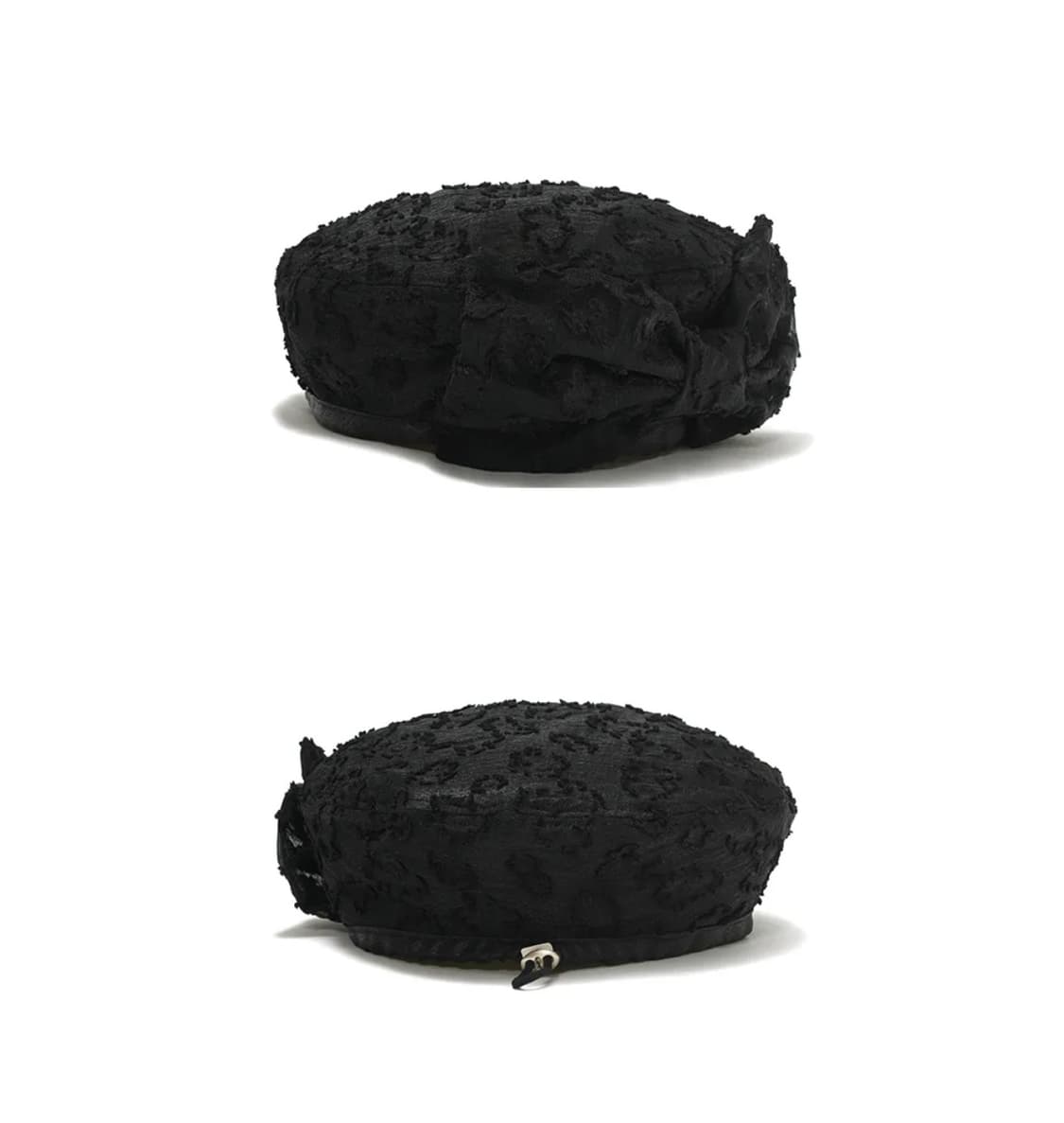 어썸니즈 모자 > BOWL BERET_RIBBON_CLOUD BLACK 상품이미지4