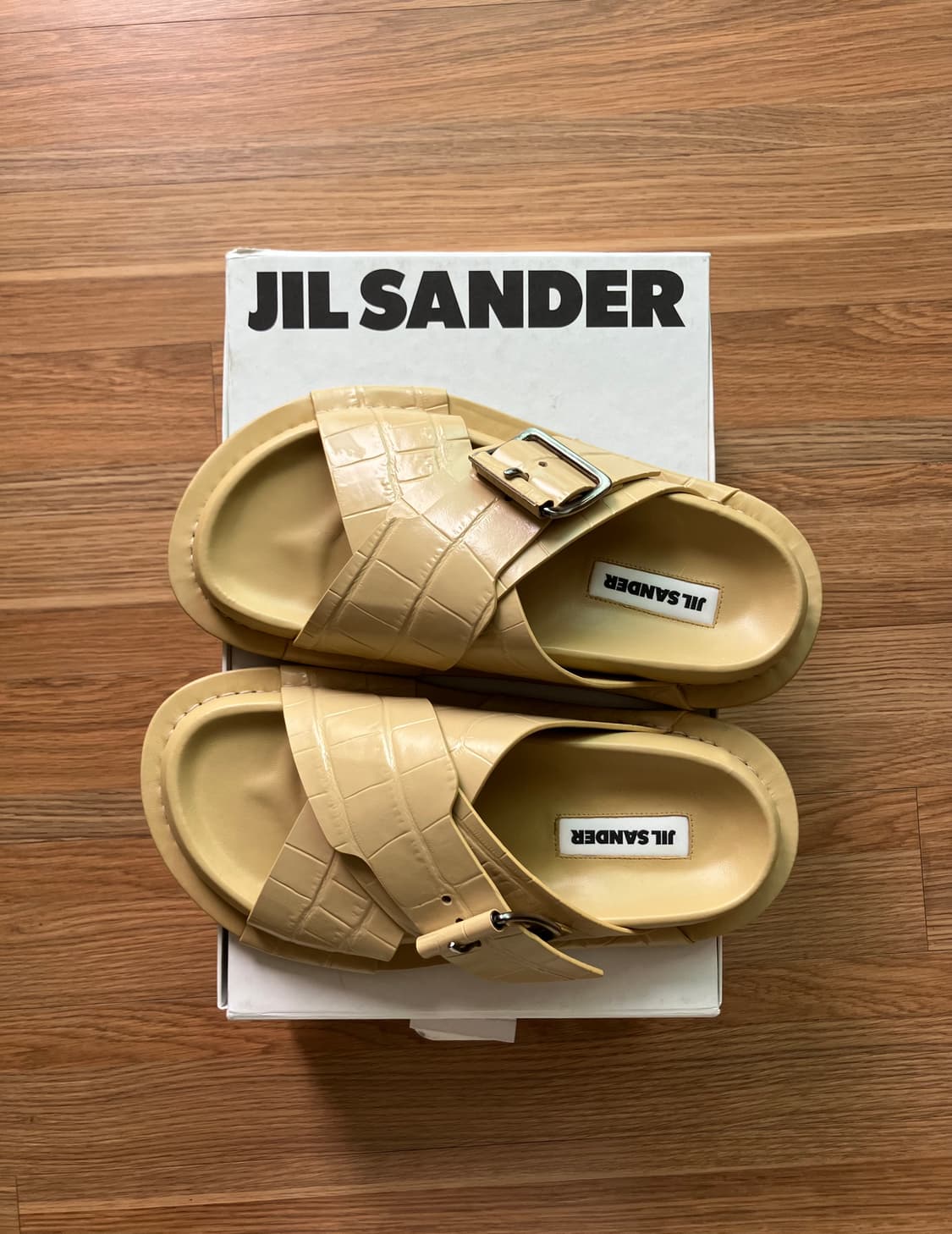 JIL SANDER 질샌더 레더 샌들 상품이미지1