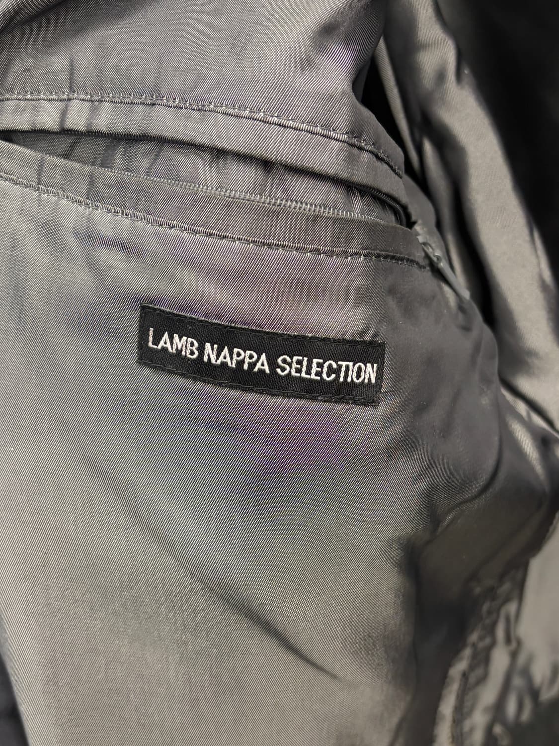 LAMB NAPPA SELECTION 블랙 레더 자켓 50 상품이미지5