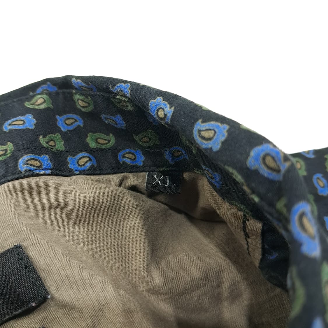 CL297 XL 디젤 인도산 페이즐리 블랙 셔츠 남방 상품이미지8