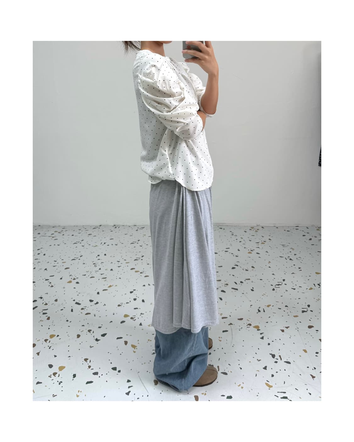 Mila owen 도트 블라우스 상품이미지5