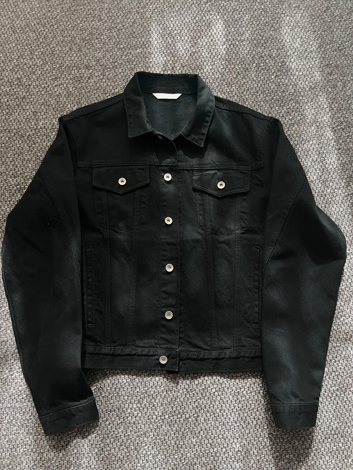 [50] 강정석 블랙 데님 자켓 상품이미지1