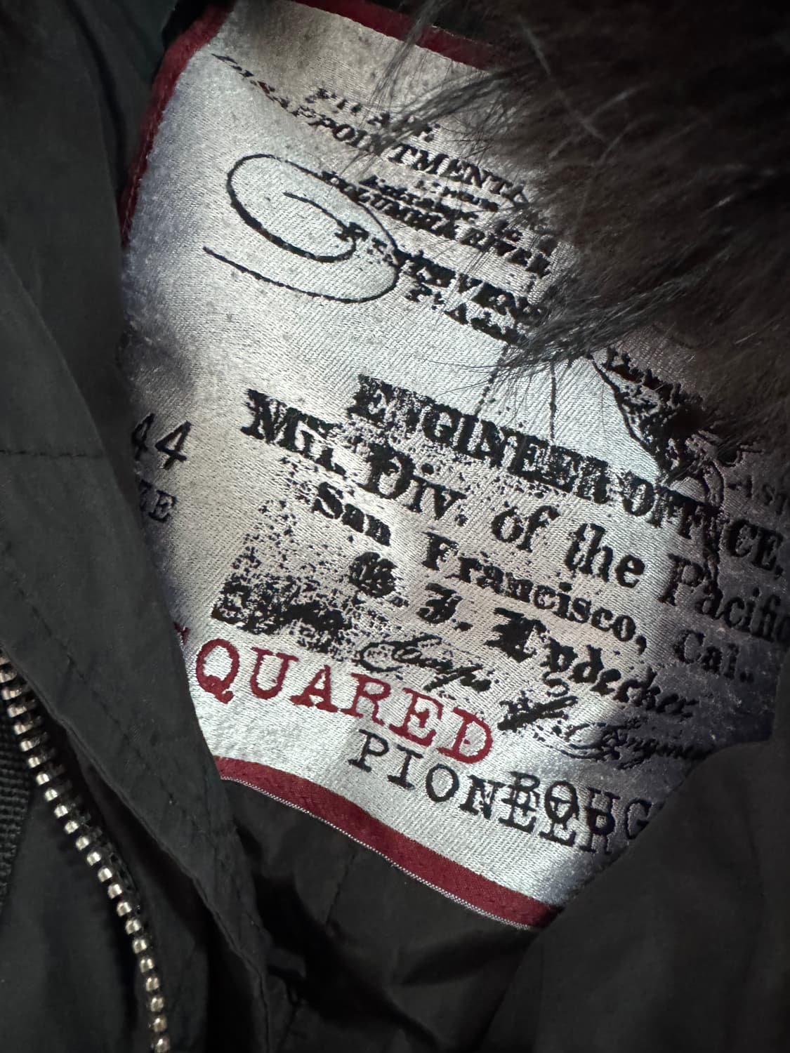 희귀!! 디스퀘어드2 암포켓 다운 야상 파카 점퍼 L~XL 상품이미지4