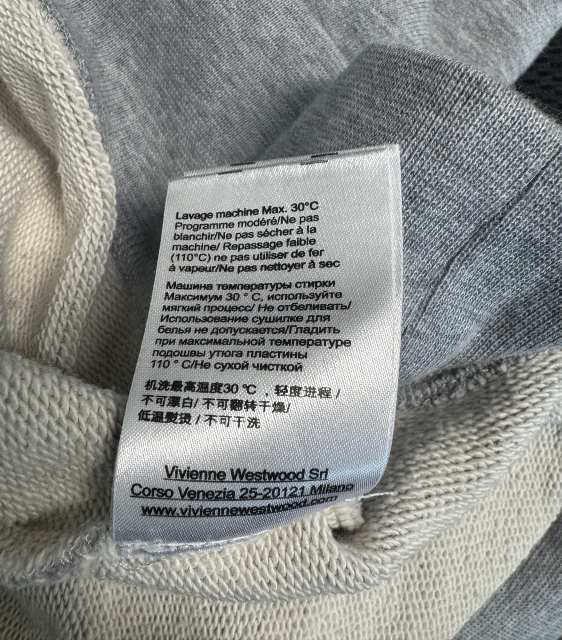 Vivienne Westwood 비비안웨스트우드 그레이 스웻셔츠 맨투맨  상품이미지7