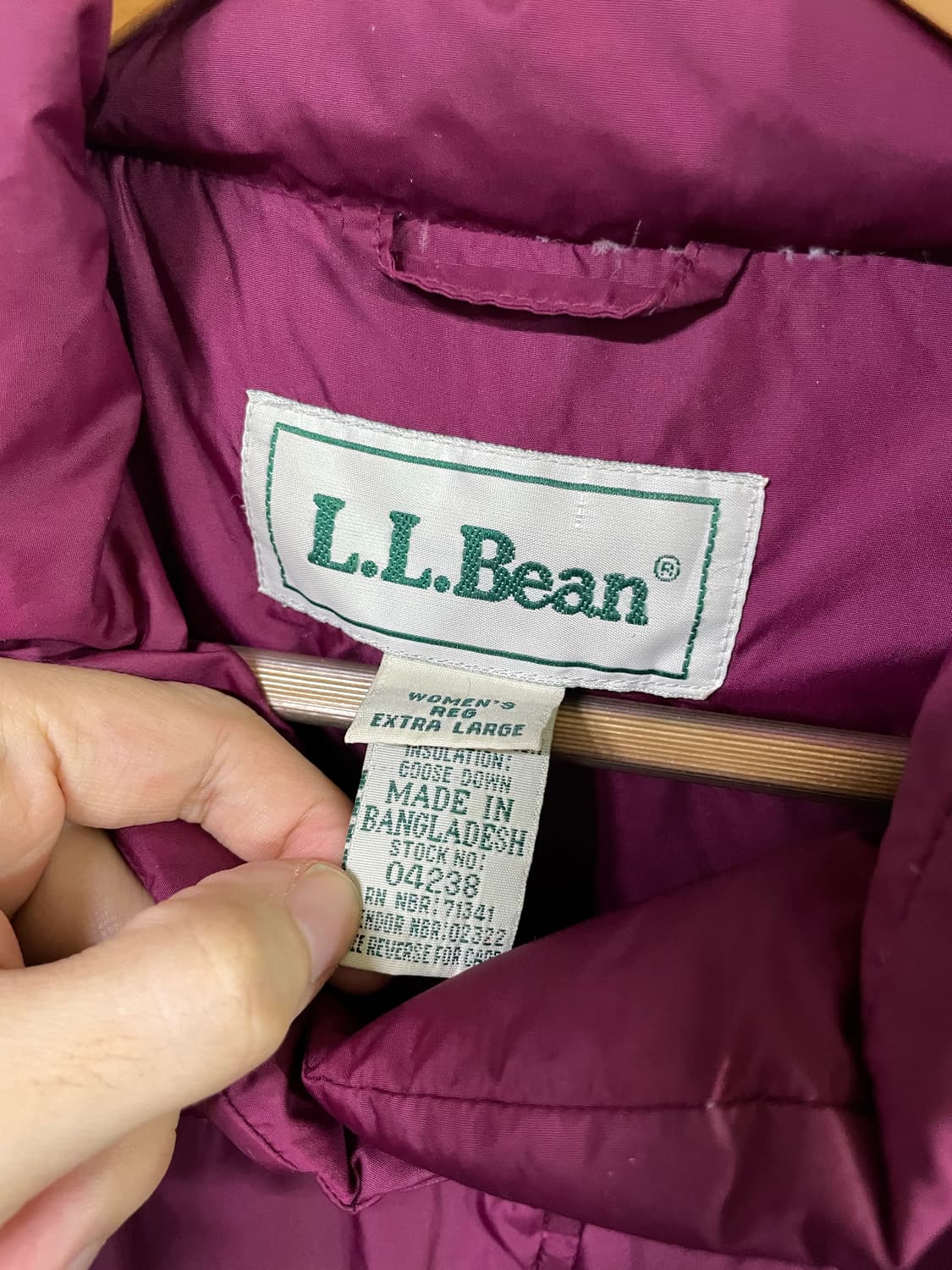 빈티지 LL Bean 엘엘빈 구스다운 푸퍼 베스트 105-110 상품이미지3