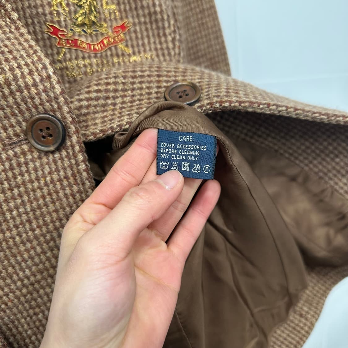 폴로 랄프로렌 울 자수 블레이져 상품이미지3