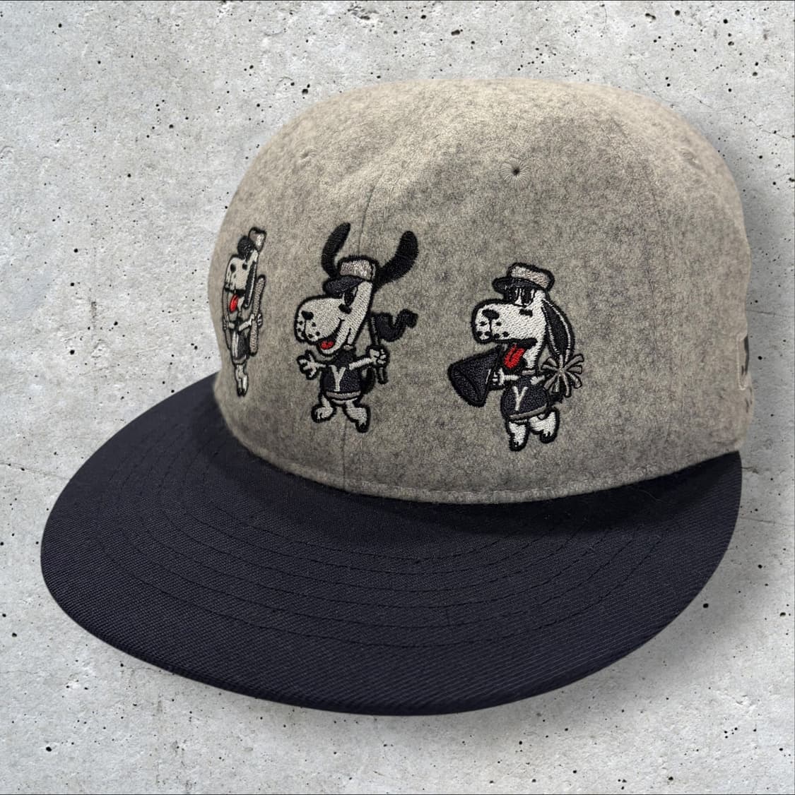 MLB 양키스 울 강아지 캐릭터 모자 상품이미지1