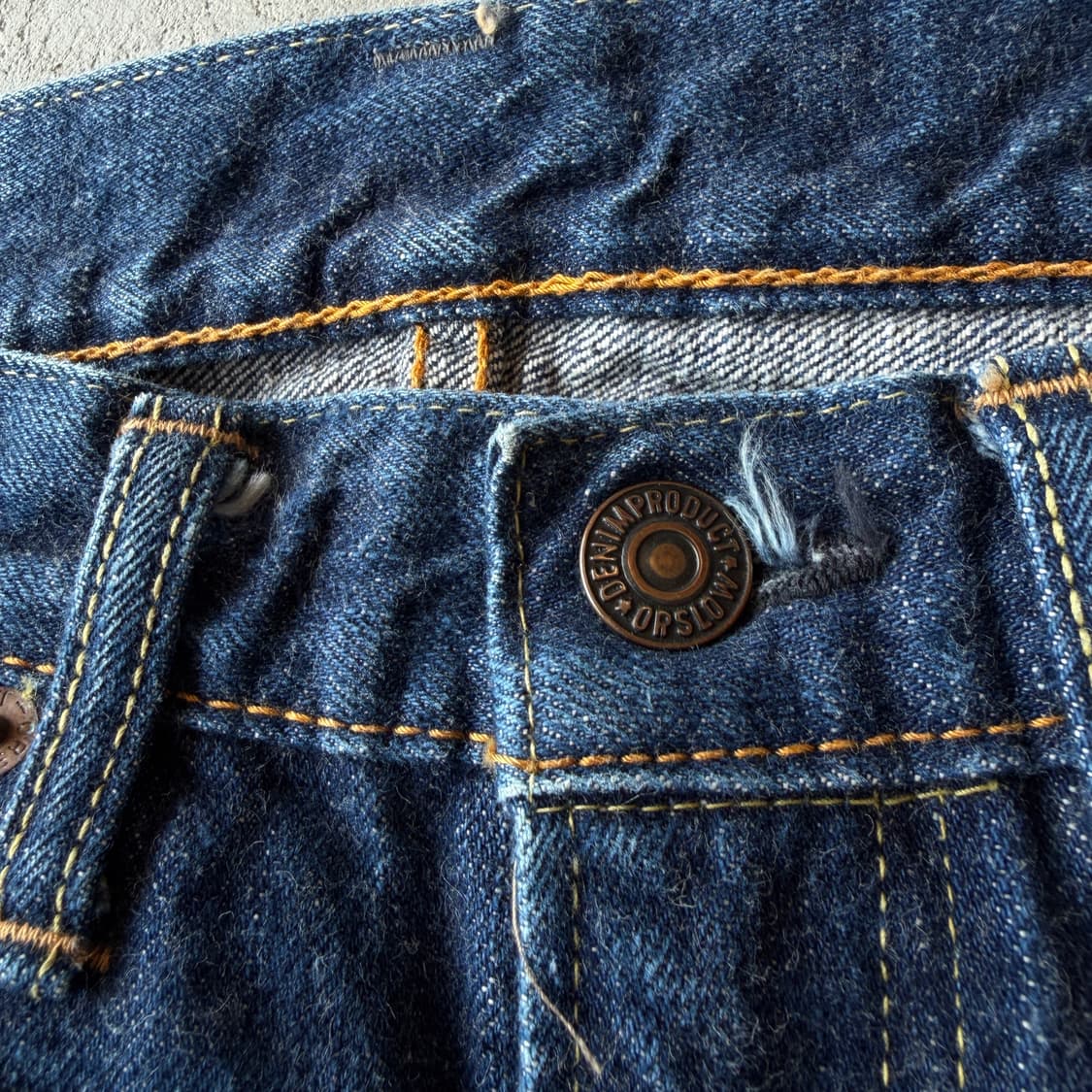 오어슬로우 107 셀비지 데님 팬츠 상품이미지3