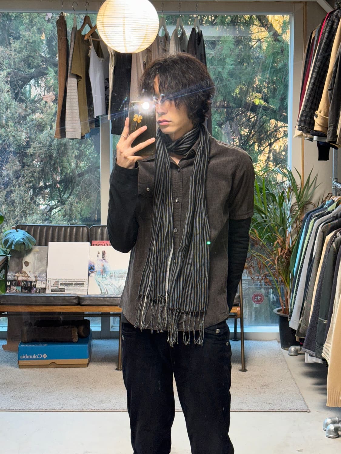 Glamb 레이어드 코듀로이 셔츠 상품이미지1