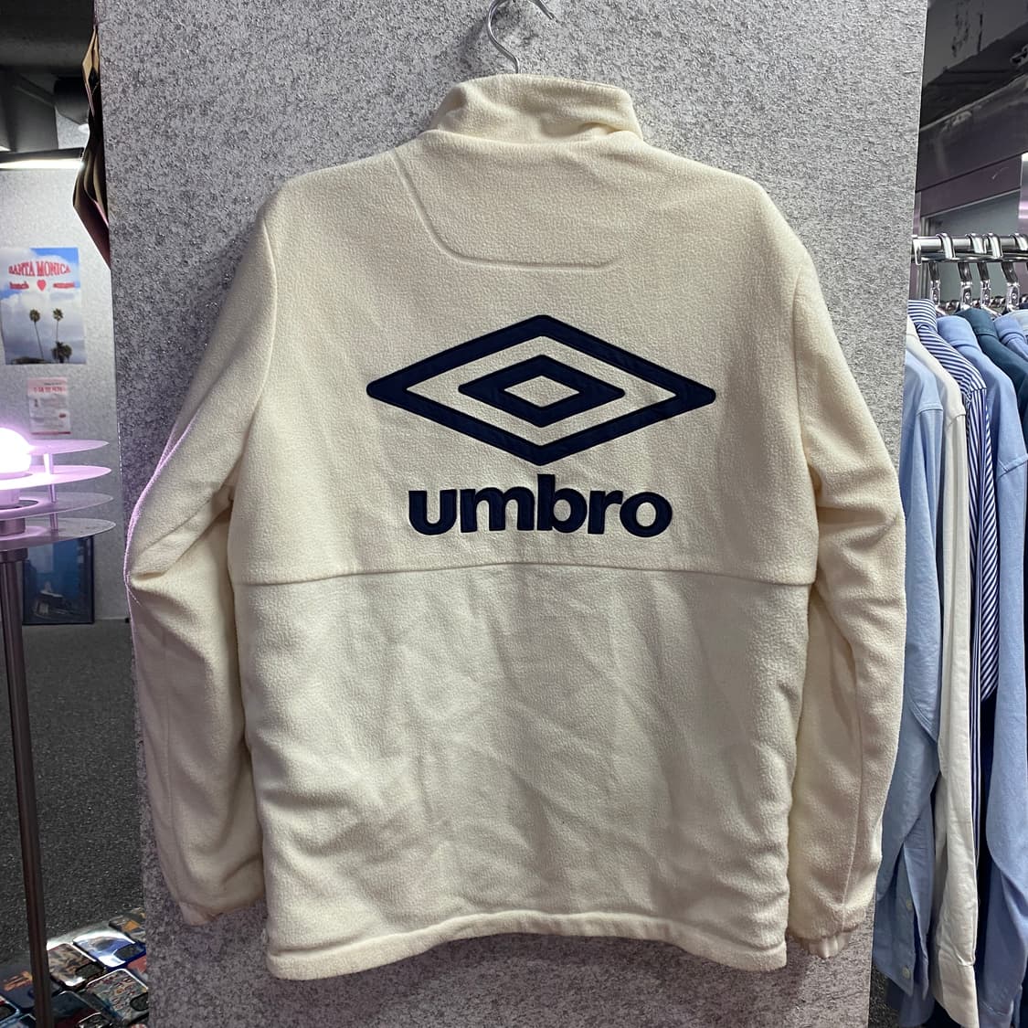 엄브로 플리스/폴리 리버시블 자켓 B3009 상품이미지3