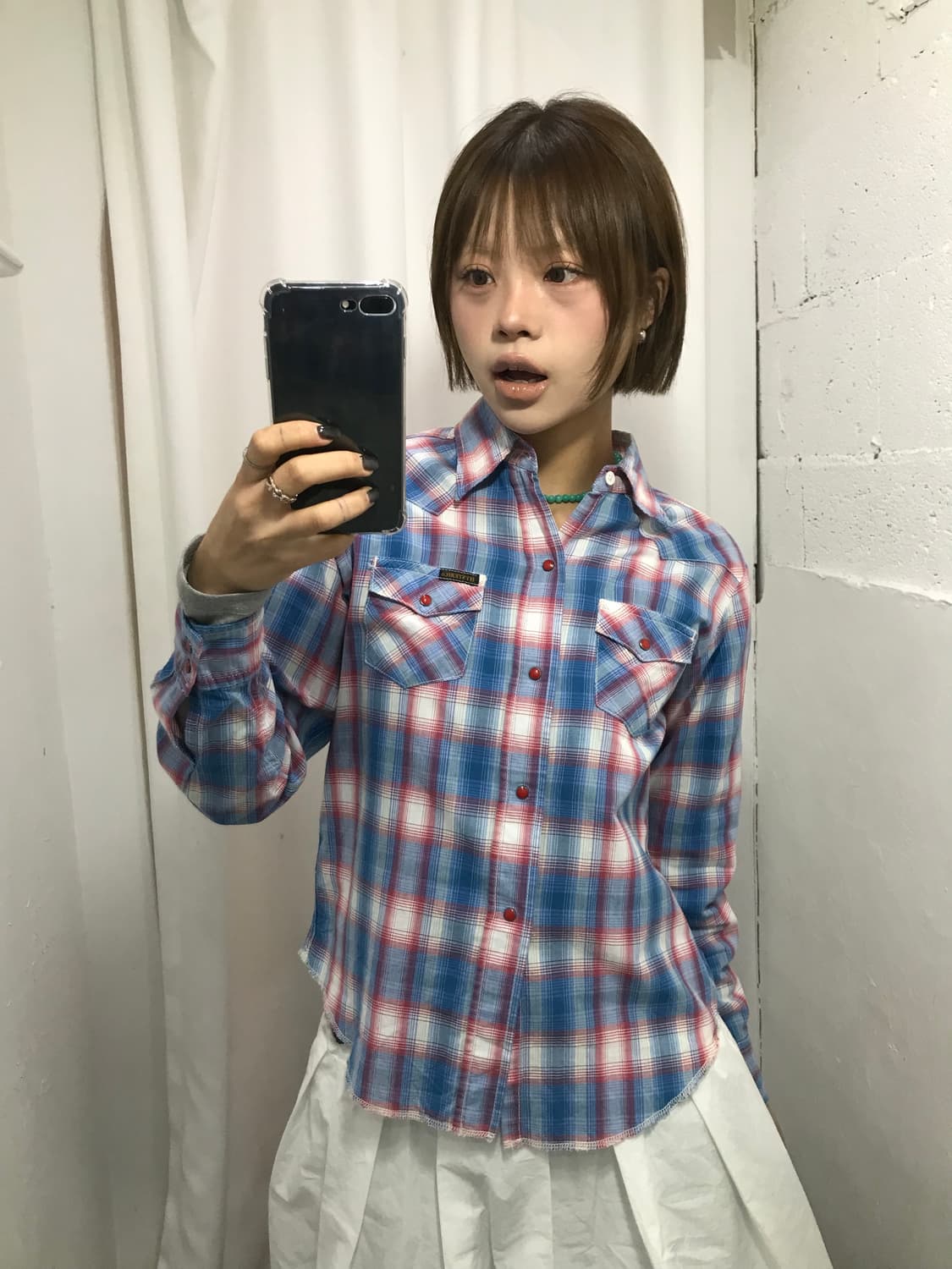 🐽히스테릭 글래머 체크 셔츠 🐽 상품이미지3