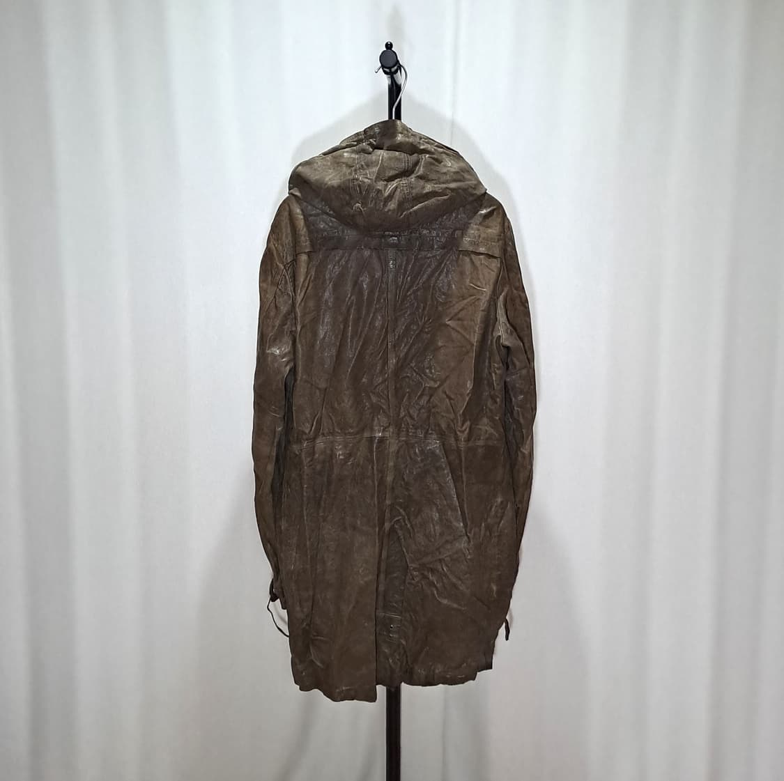 (택포) 알렉스 앤 클로에 양가죽 후드 피쉬테일 야상 L B13 상품이미지4