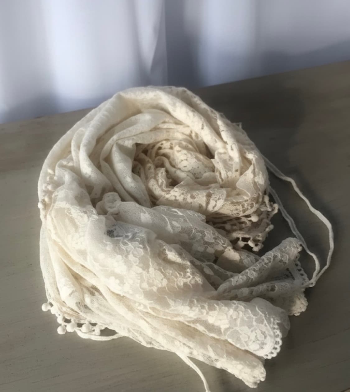 tied shirring point scarf 상품이미지1