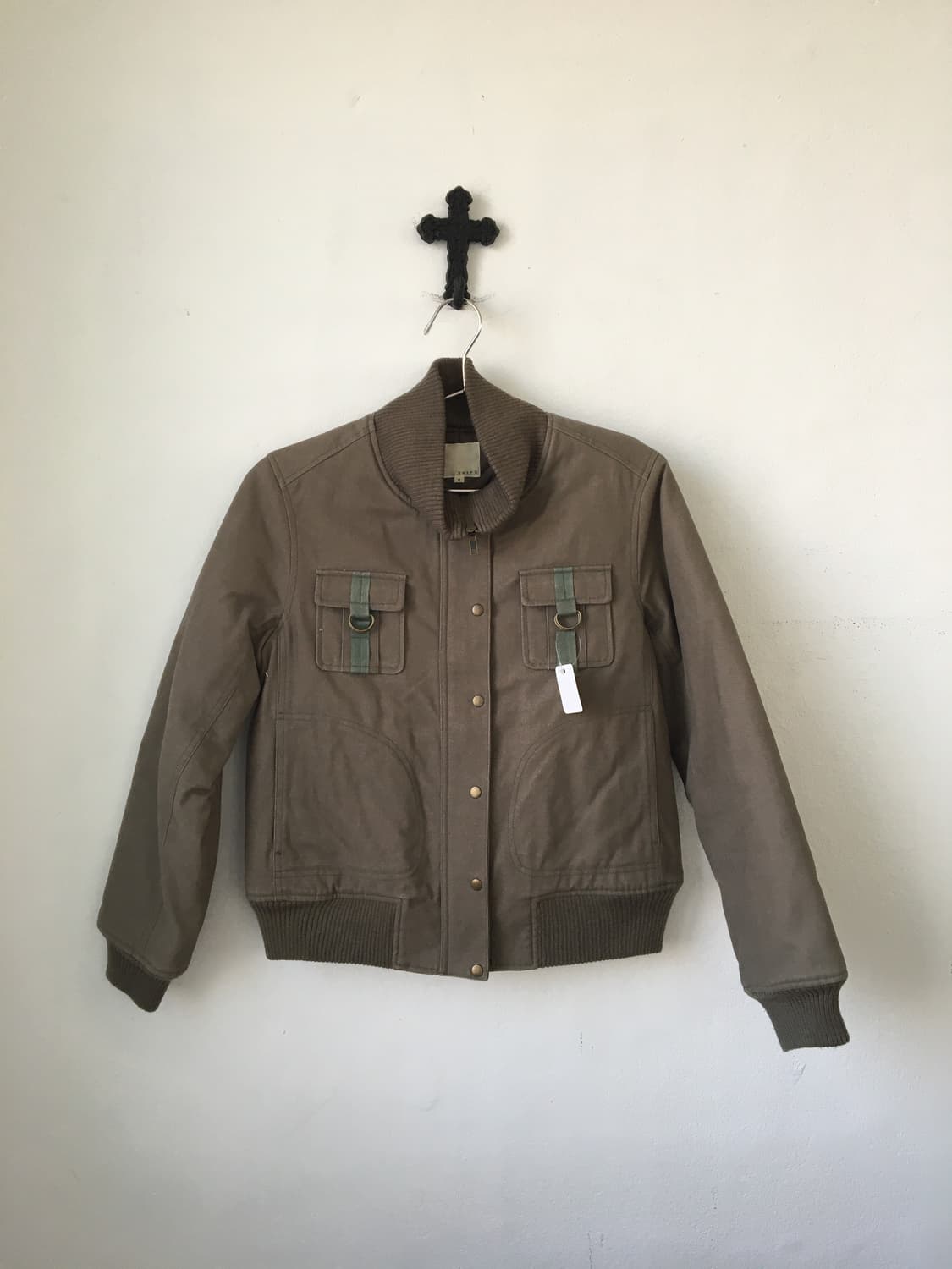 Pocket point high neck bomber jacket 상품이미지2