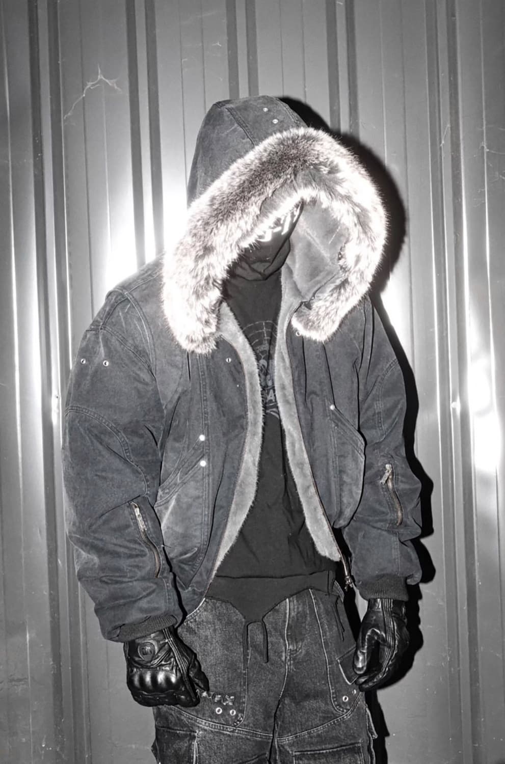 Fur Collar Dual-Sided Reversible Bomber 상품이미지9