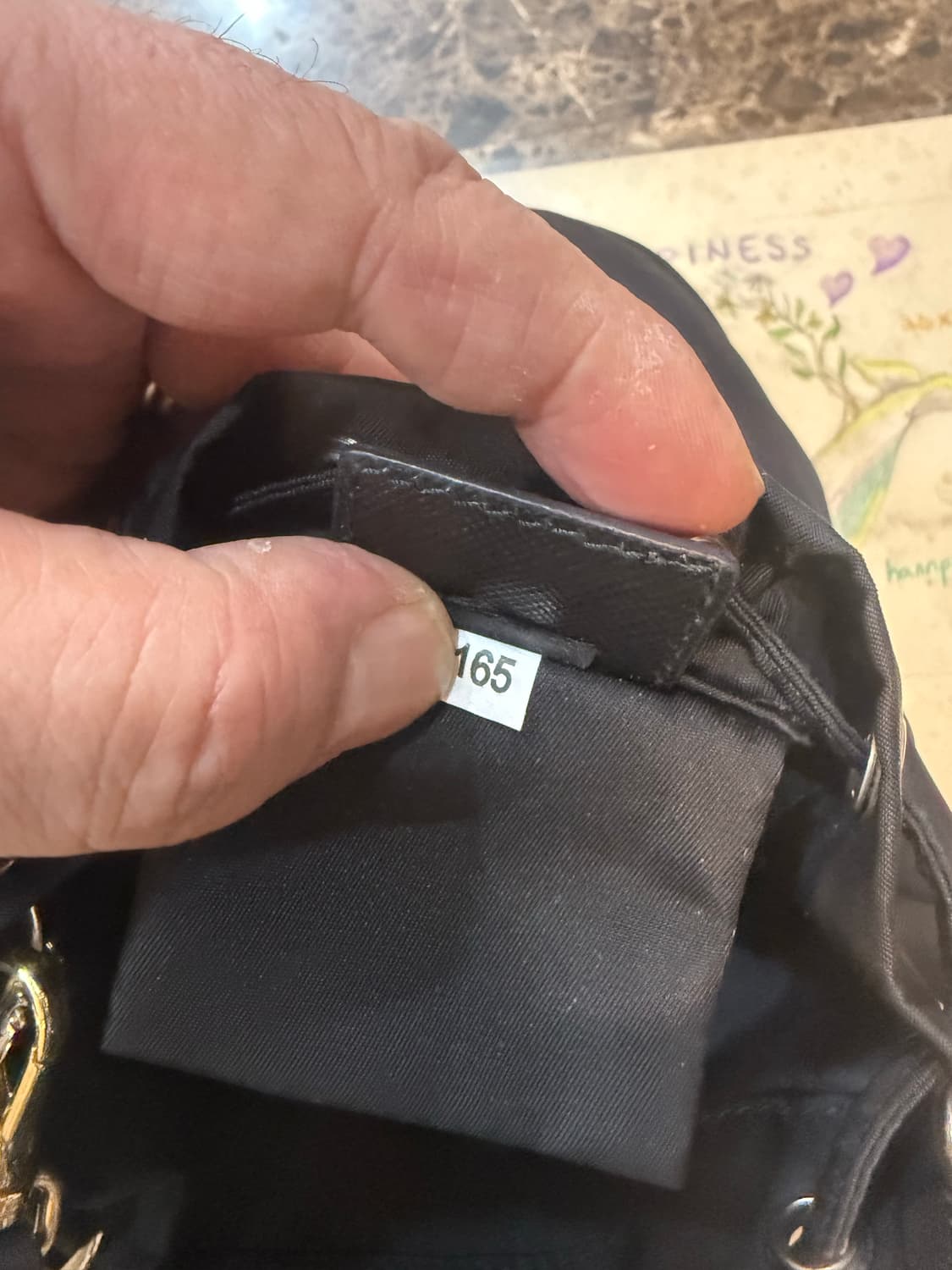 정품 프라다 나일론 버킷 파우치백 팝니다 상품이미지9