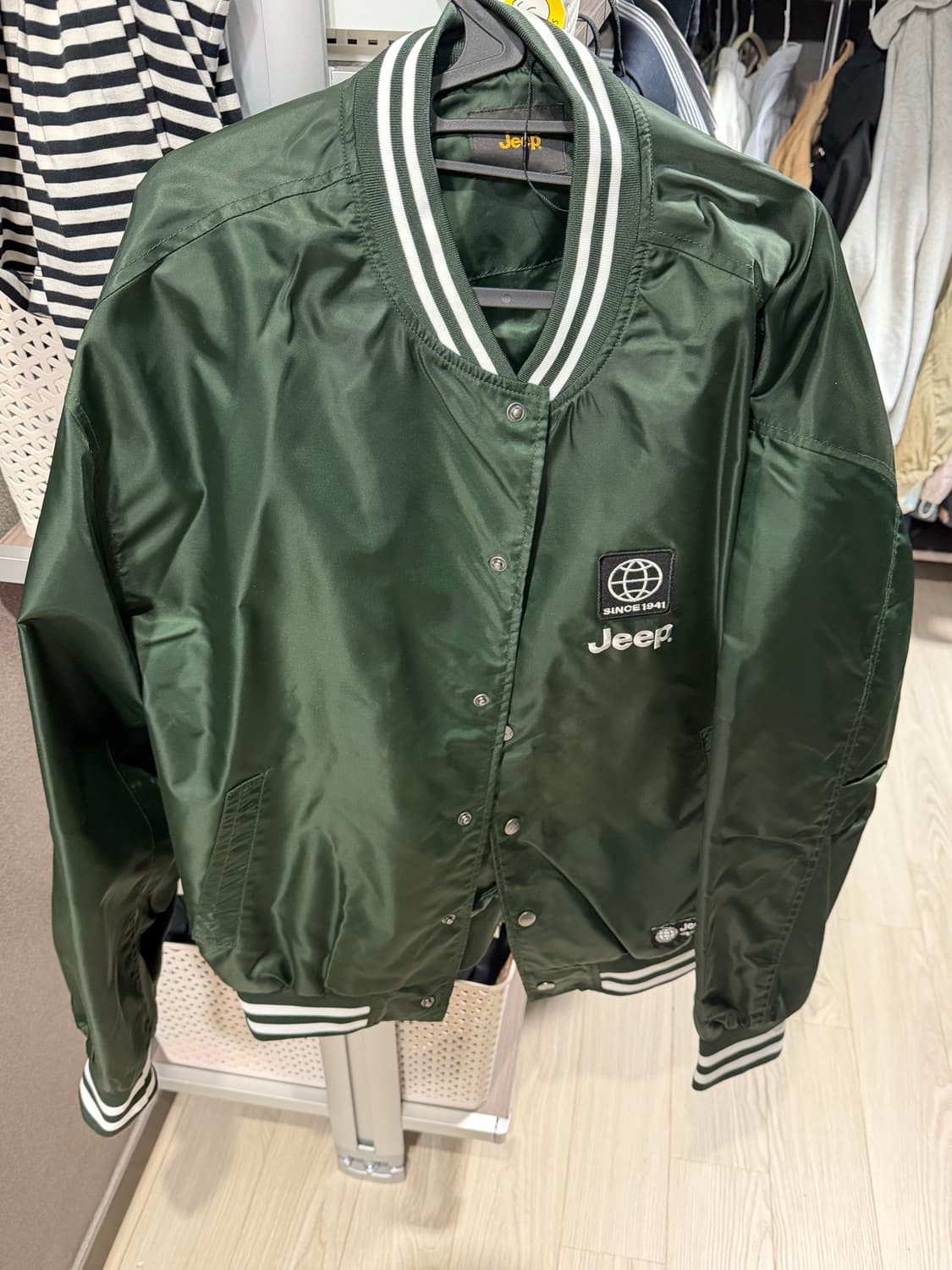 지프 코치자켓(green) 상품이미지1