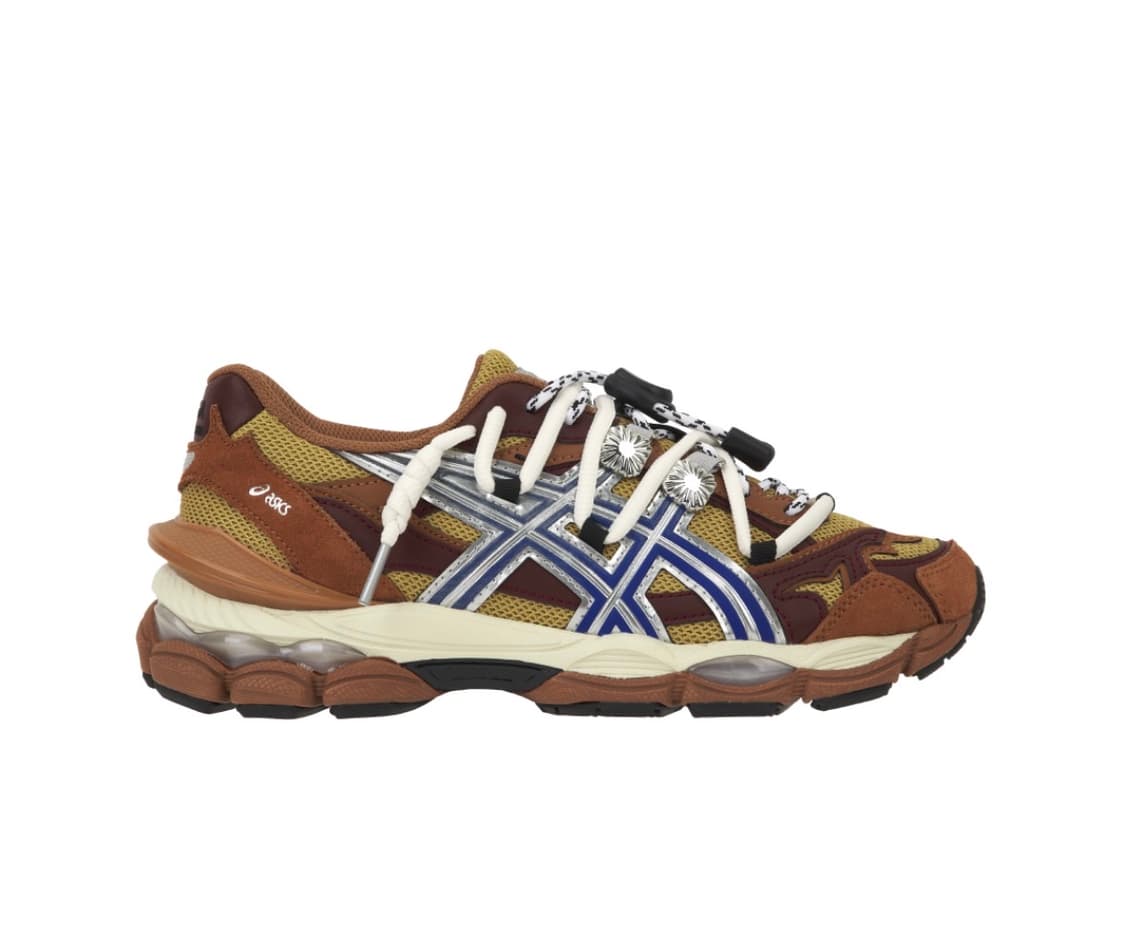 아식스 x 토가 젤 큐물러스 16 TG 브라운 블루 퓨어 실버 상품이미지2