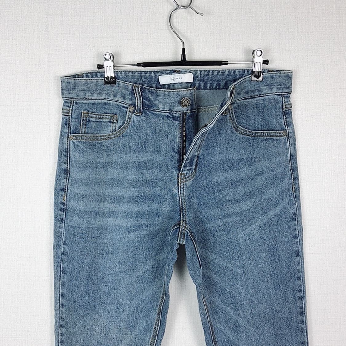 일꼬르소 슬림핏 크롭 데님 청바지 남성30 상품이미지2