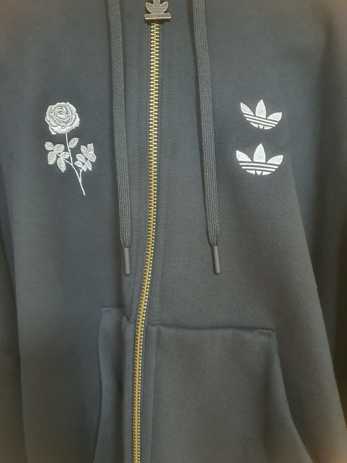 아디다스x 윌리차바리아 헤비웨이트 지퍼 후드S 상품이미지4