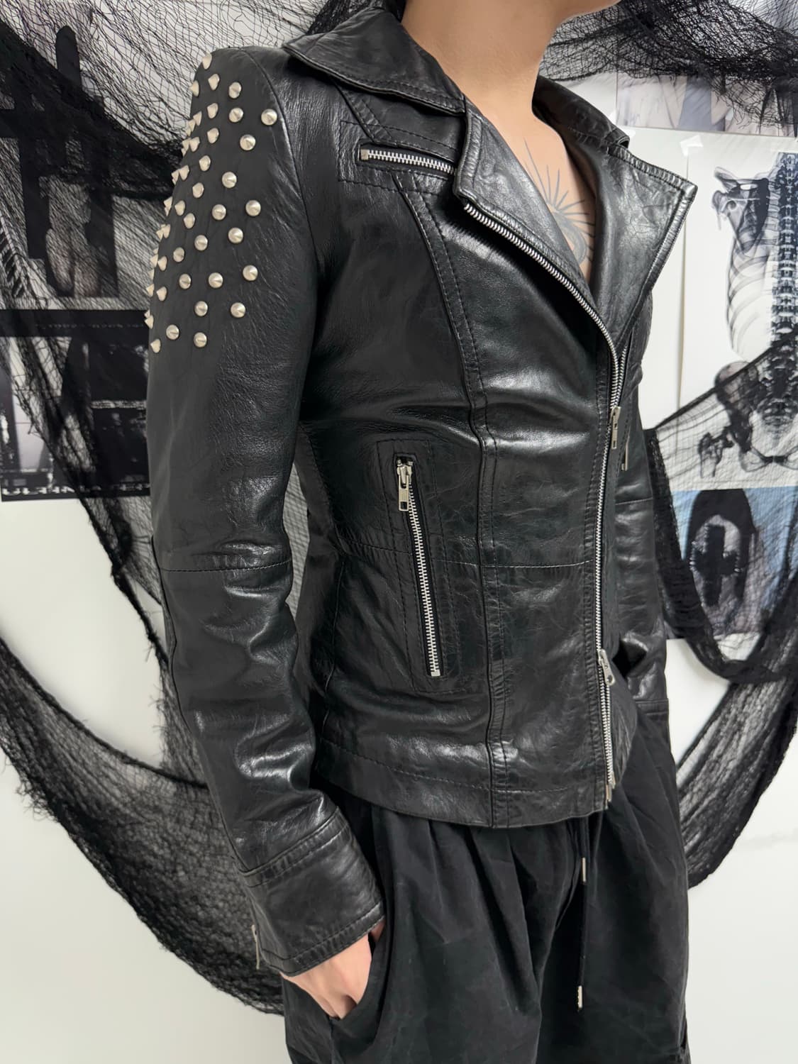 Leather jacket (양가죽) 상품이미지3