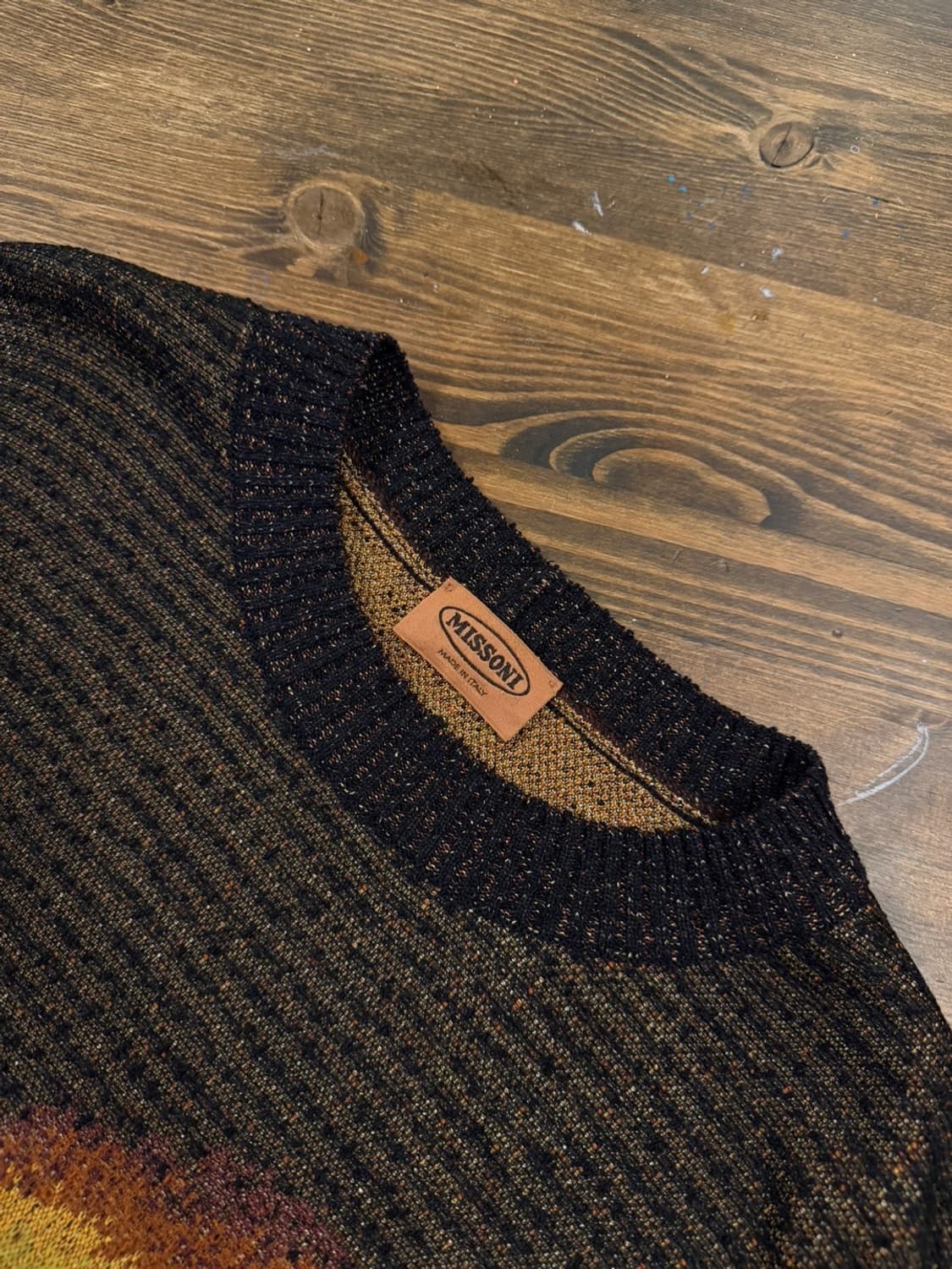 미쏘니 그래픽 니트 100~105 상품이미지9