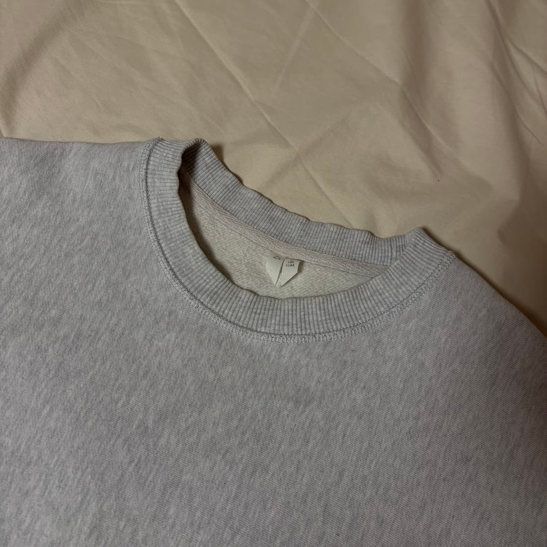 [XL] 아르켓 멜란지 그레이 맨투맨 상품이미지2