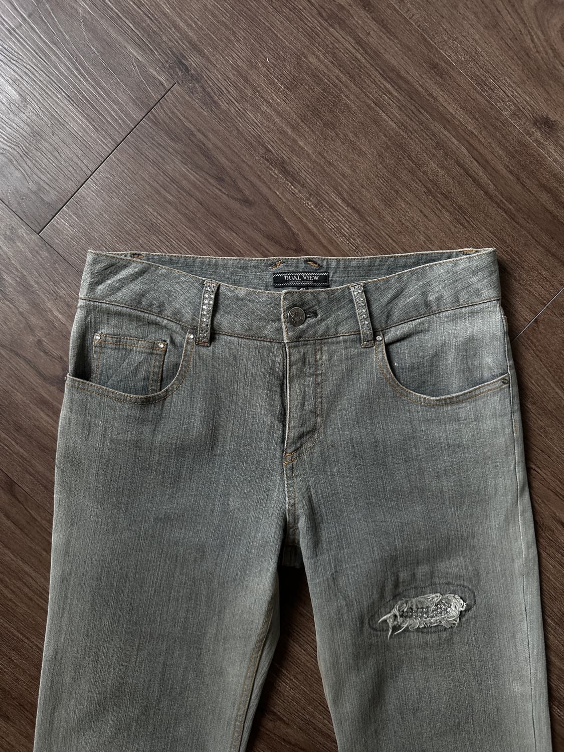 Dual View 비즈 리페어 슬림 플레어 진 상품이미지9