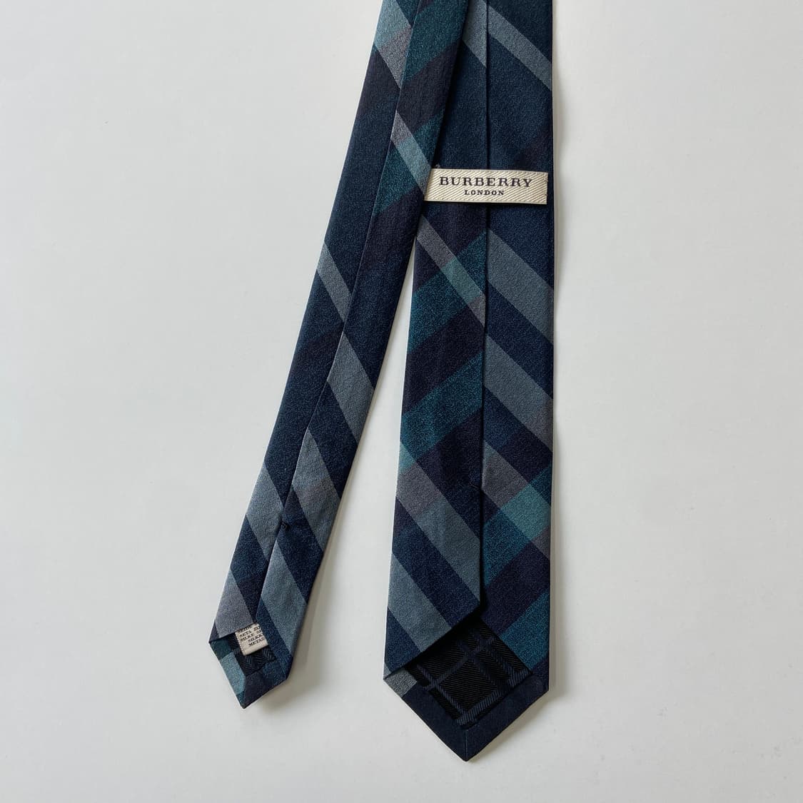 버버리 체크 신형라벨 명품 정품 넥타이 (Burberry) 상품이미지3