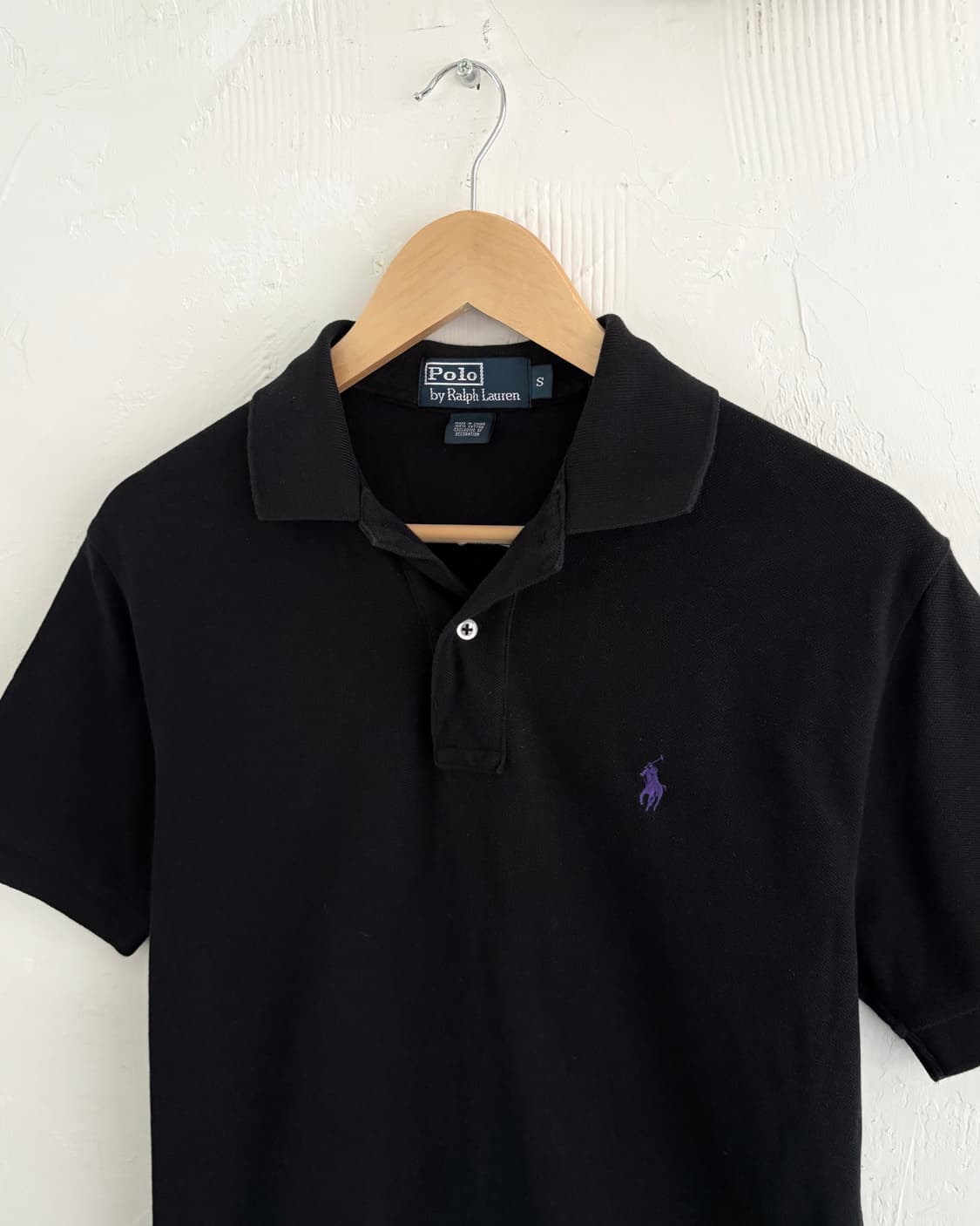 Polo 폴로 랄프로렌 퍼플포니 블랙컬러 PK 카라티셔츠 상품이미지4