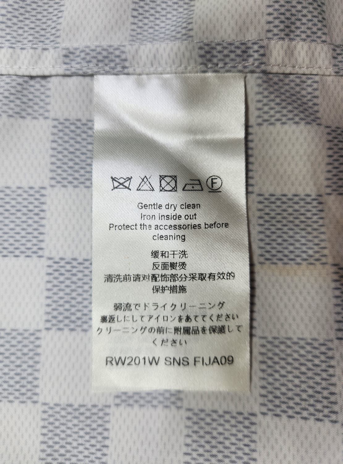 [정품 파격가] 루이비통 다미에 아주르 셔츠 38 사이즈 (실측 참고]  상품이미지8