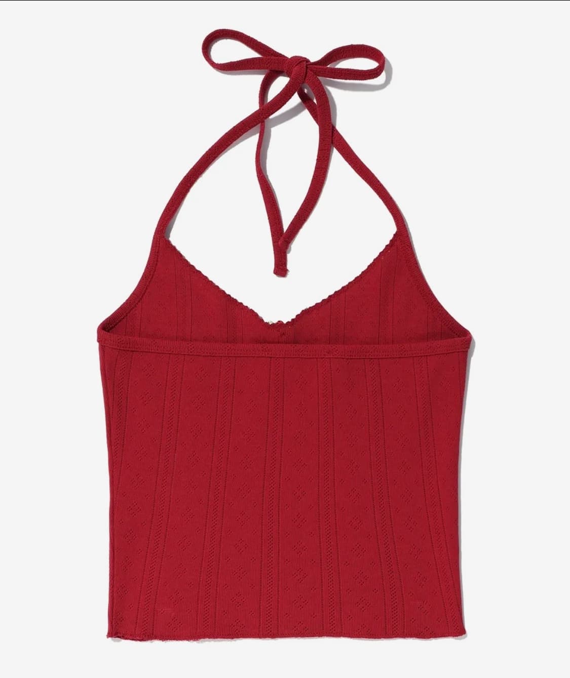 유희 EYELET SLEEVELESS RED 상품이미지3
