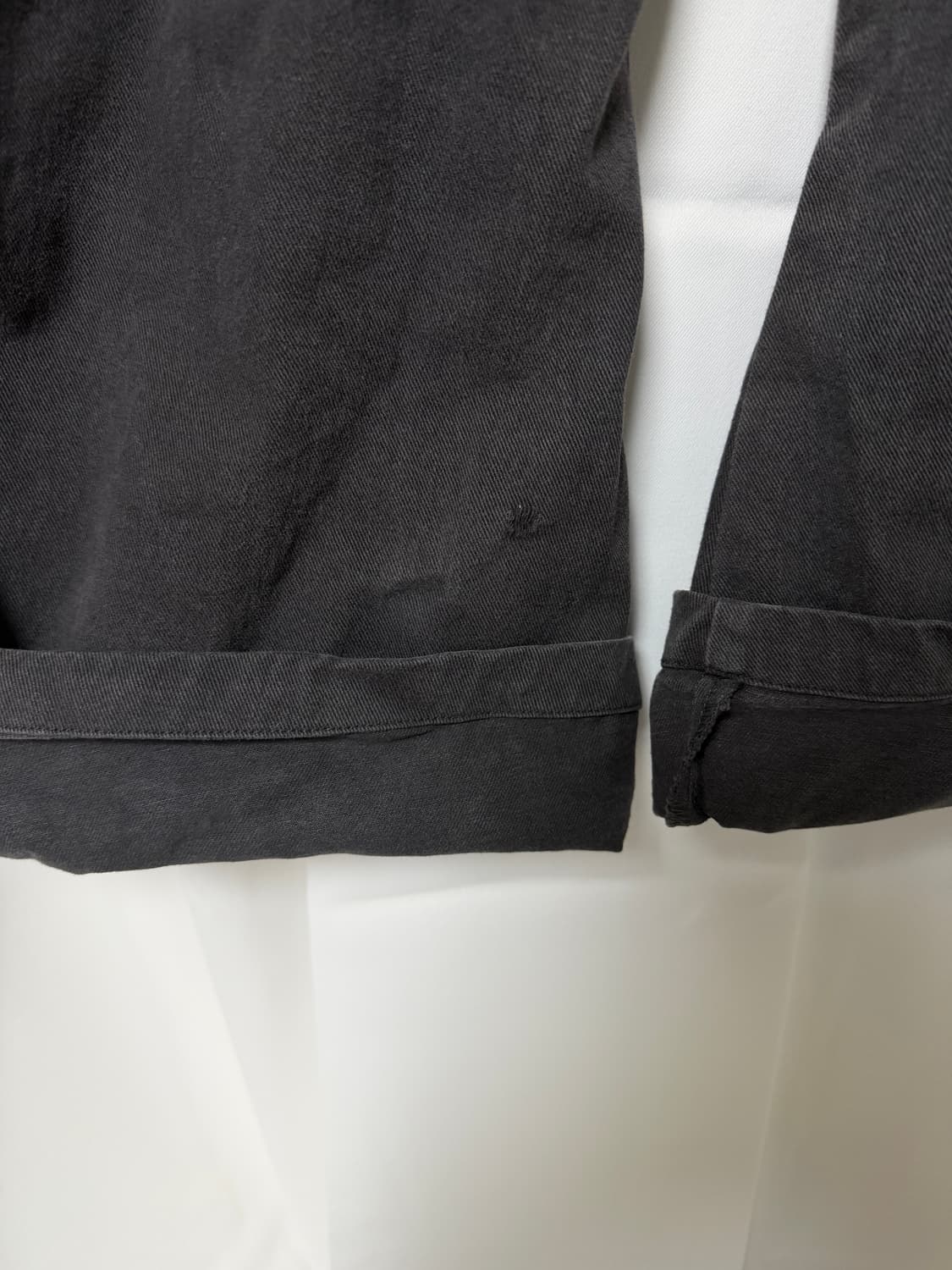 미세키서울 Flap layered wide pants charcoal 상품이미지8
