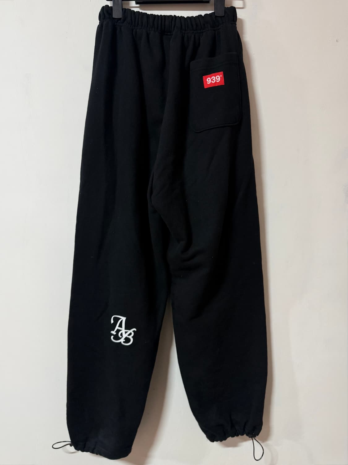 ARCHIVE BOLD 939 빅로고 스웻팬츠 블랙M 상품이미지2