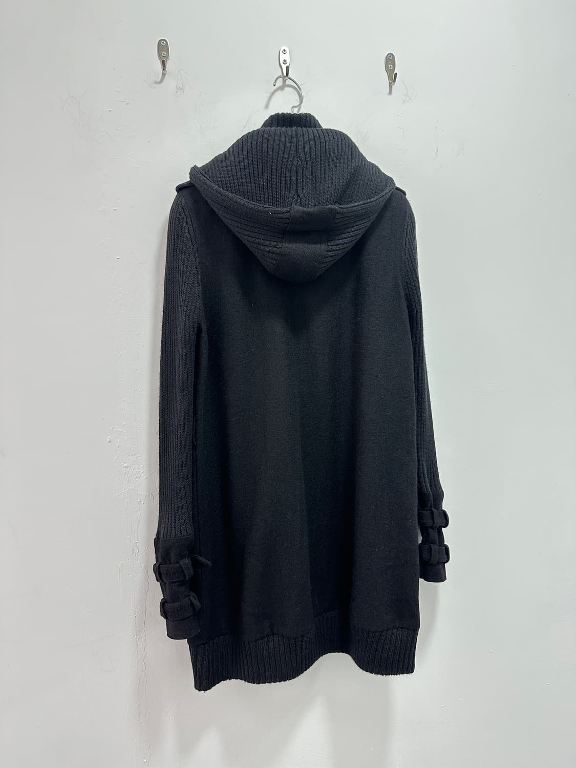 Vintage 2 way knit hood jacket 상품이미지6