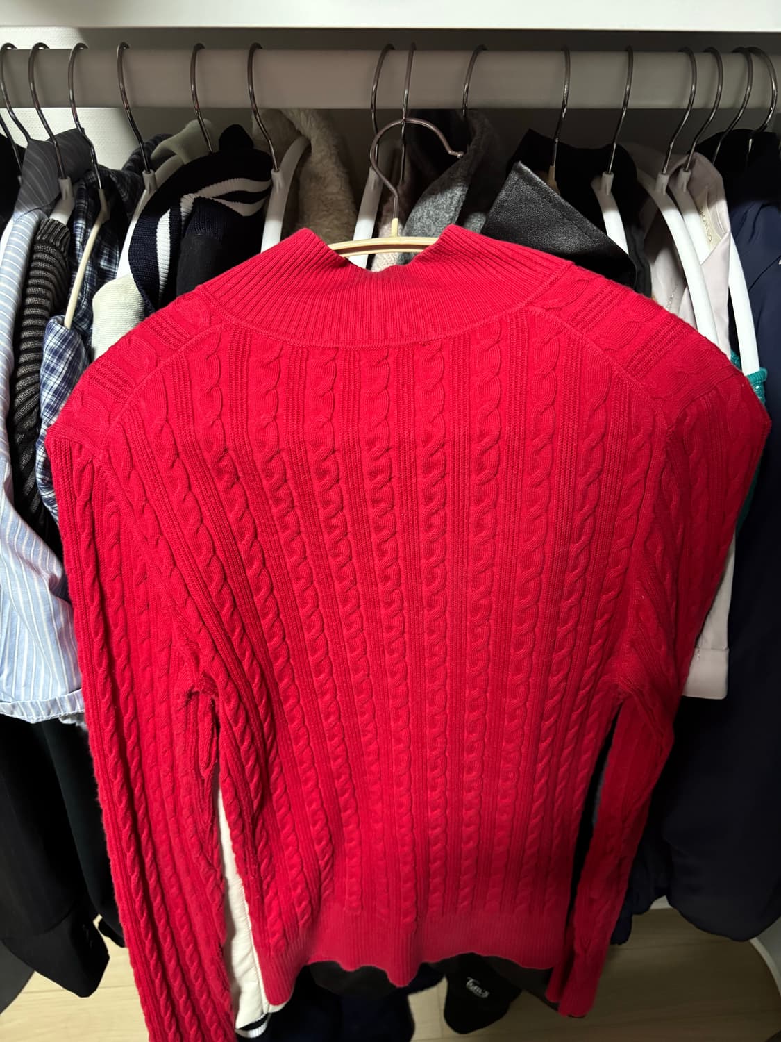 타미힐피거 니트 집업 상품이미지2