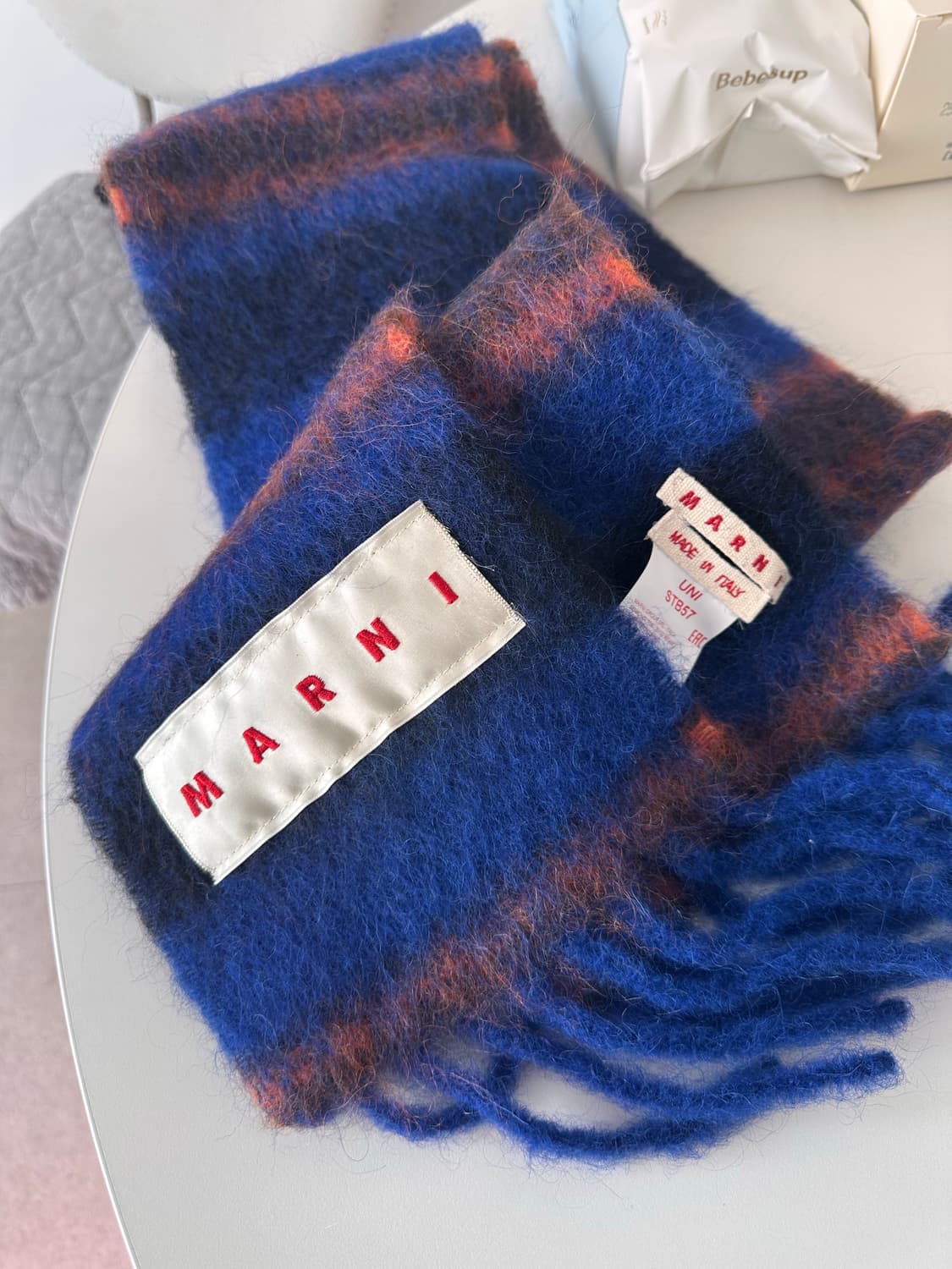 정품)마르니 알파카머플러 상품이미지1