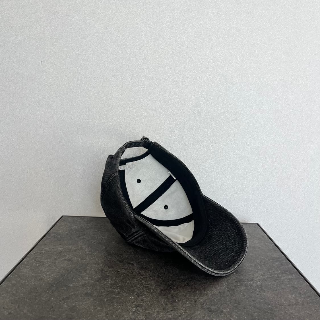 (OS) 슈프림 S로고 볼캡 모자 피그먼트 블랙 상품이미지7
