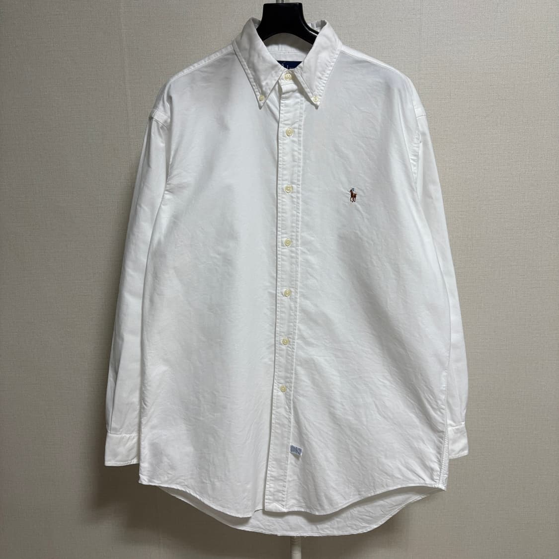 폴로 랄프로렌 야머스핏 옥스포드 셔츠 / 화이트, L 상품이미지1