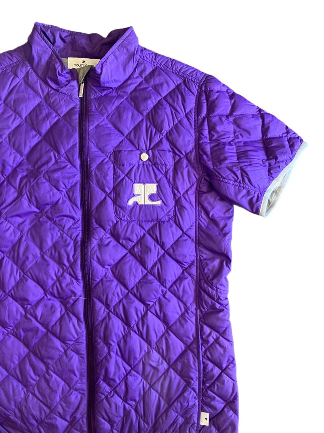 Courreges half sleeved quilted down jack 상품이미지3