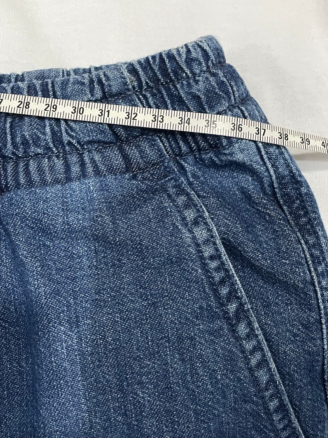 정품 폴로랄프로렌 면청반바지 밴딩바지 클래식핏 데님 밴딩 숏팬츠 상품이미지7
