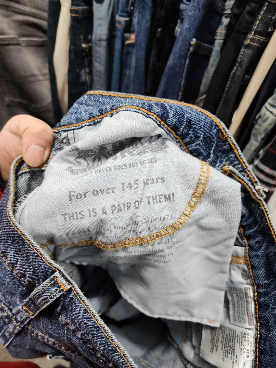 리바이스 513 데님 청바지  상품이미지4