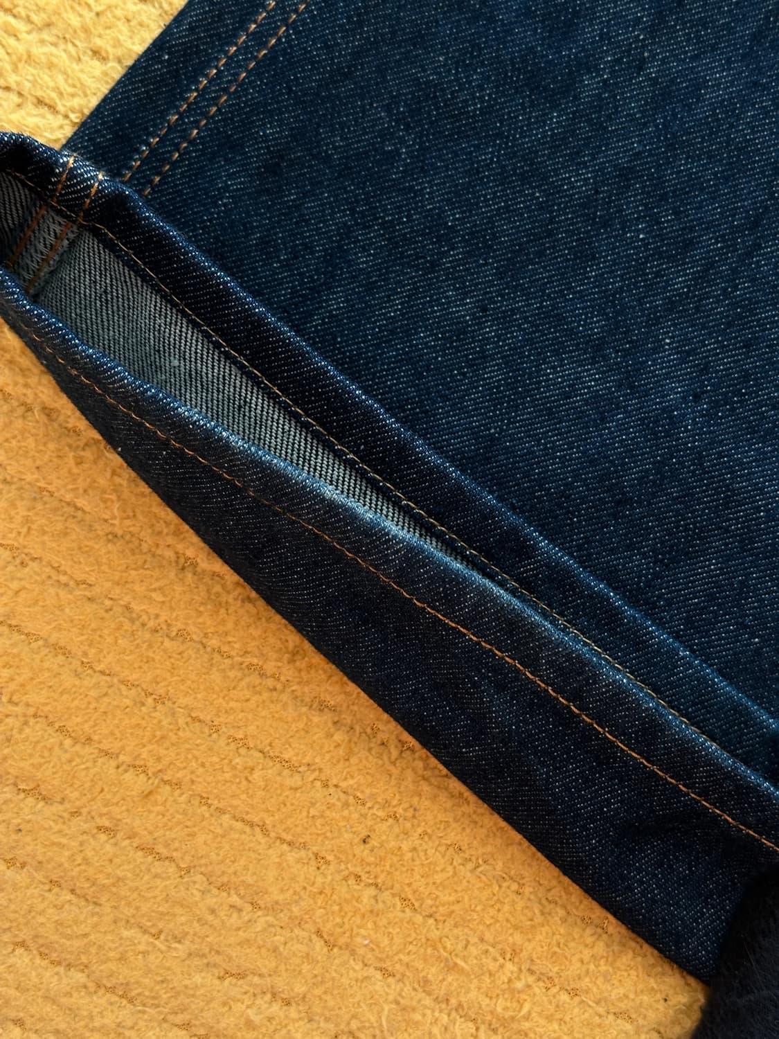 [렉토] S 블루 빈센트 스트레이트 핏 데님 진 상품이미지4