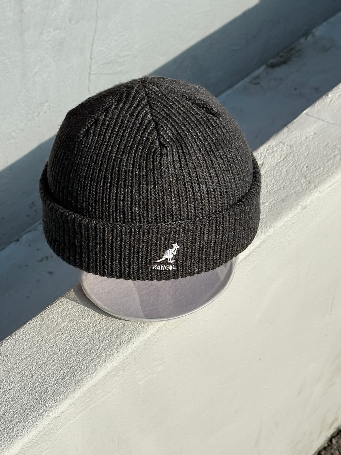 [F] 캉골 로고 그레이 비니 모자 상품이미지1